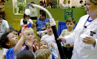 Special event dry ice bubbles